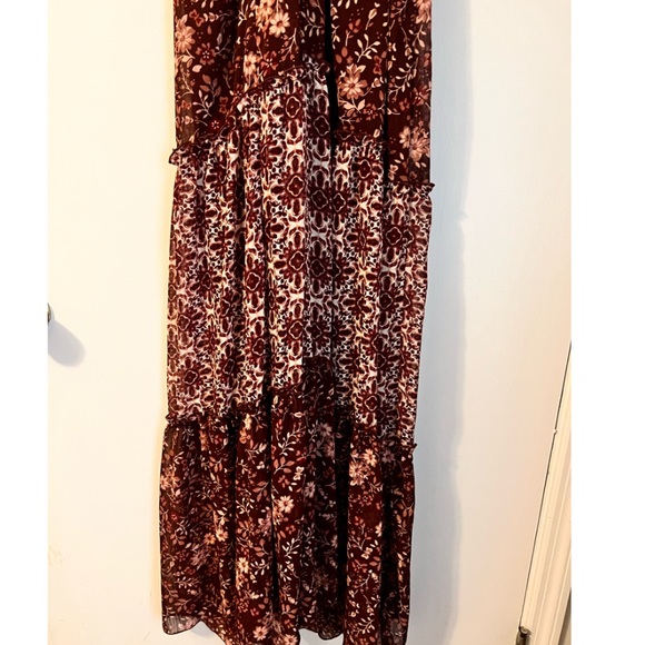NWT Knox Rose Burgundy Red Wine Floral Maxi Dress | XL - Picture 8 of 8